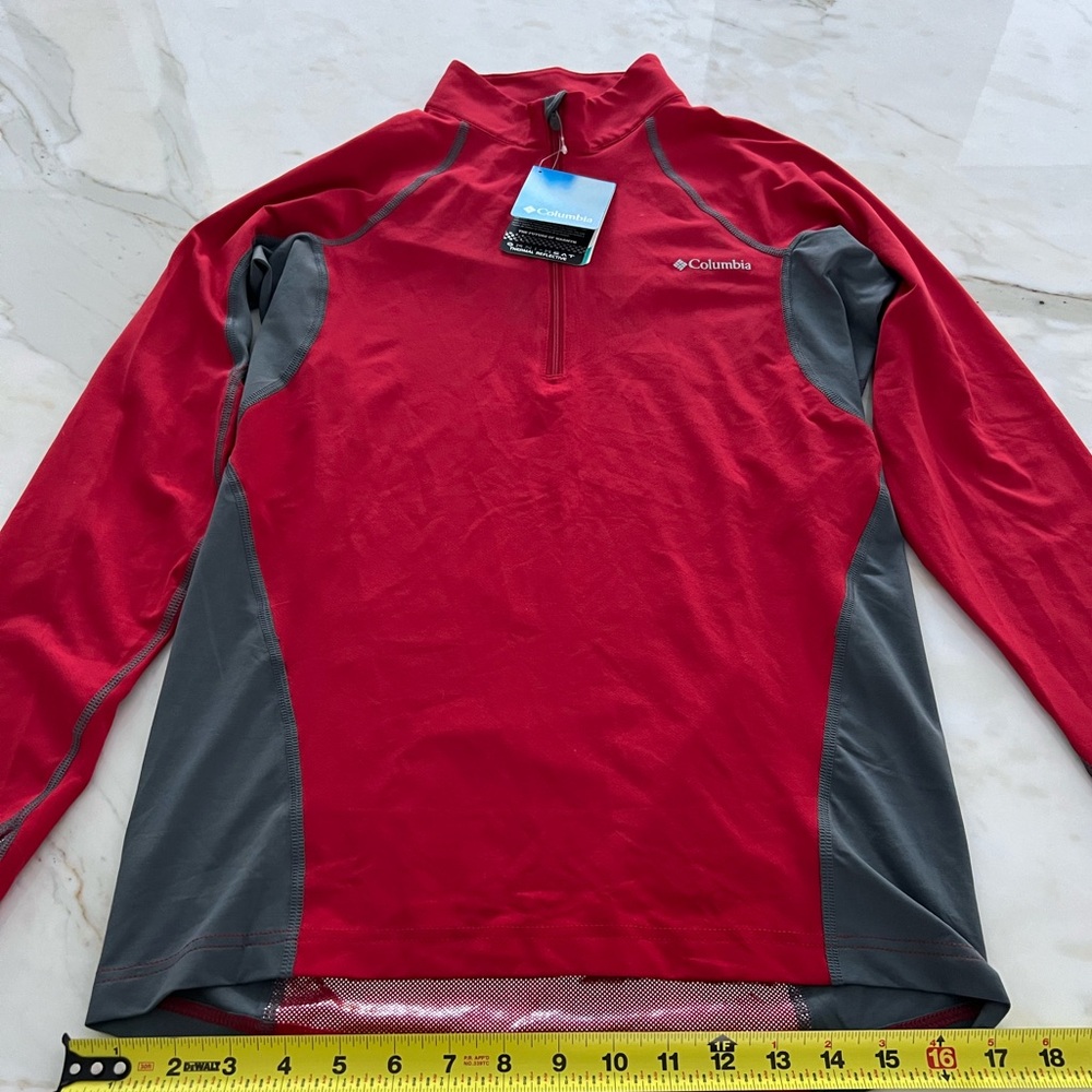 COLUMBIA OMNI-HEAT THERMAL REFLECTIVE RED LIGHT WEIGHT JACKET SIZE S/P NWTS! - Picture 10 of 16